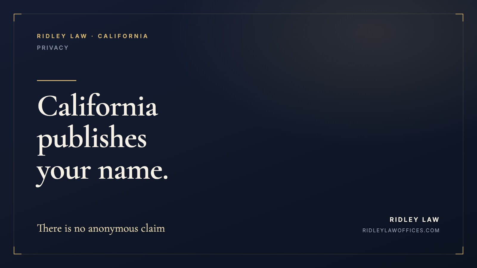 Can You Claim the Lottery Anonymously in CA? | Ridley Law