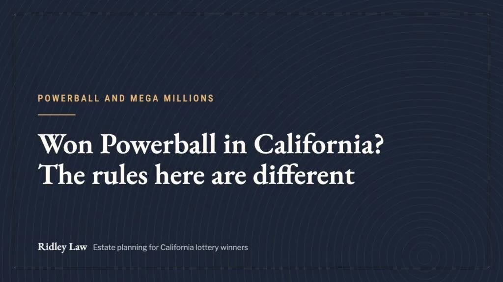 Won Powerball in California? The rules here are different