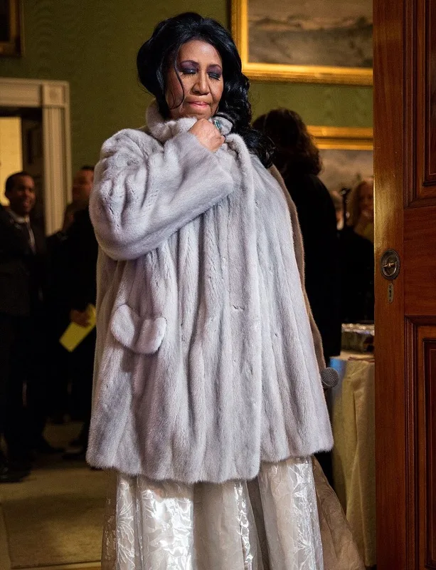 Aretha Franklin at The Gospel Tradition: In Performance at the White House in April 2015