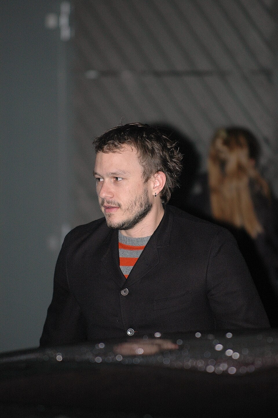 Heath Ledger at the 2006 Berlin Film Festival press conference for Candy